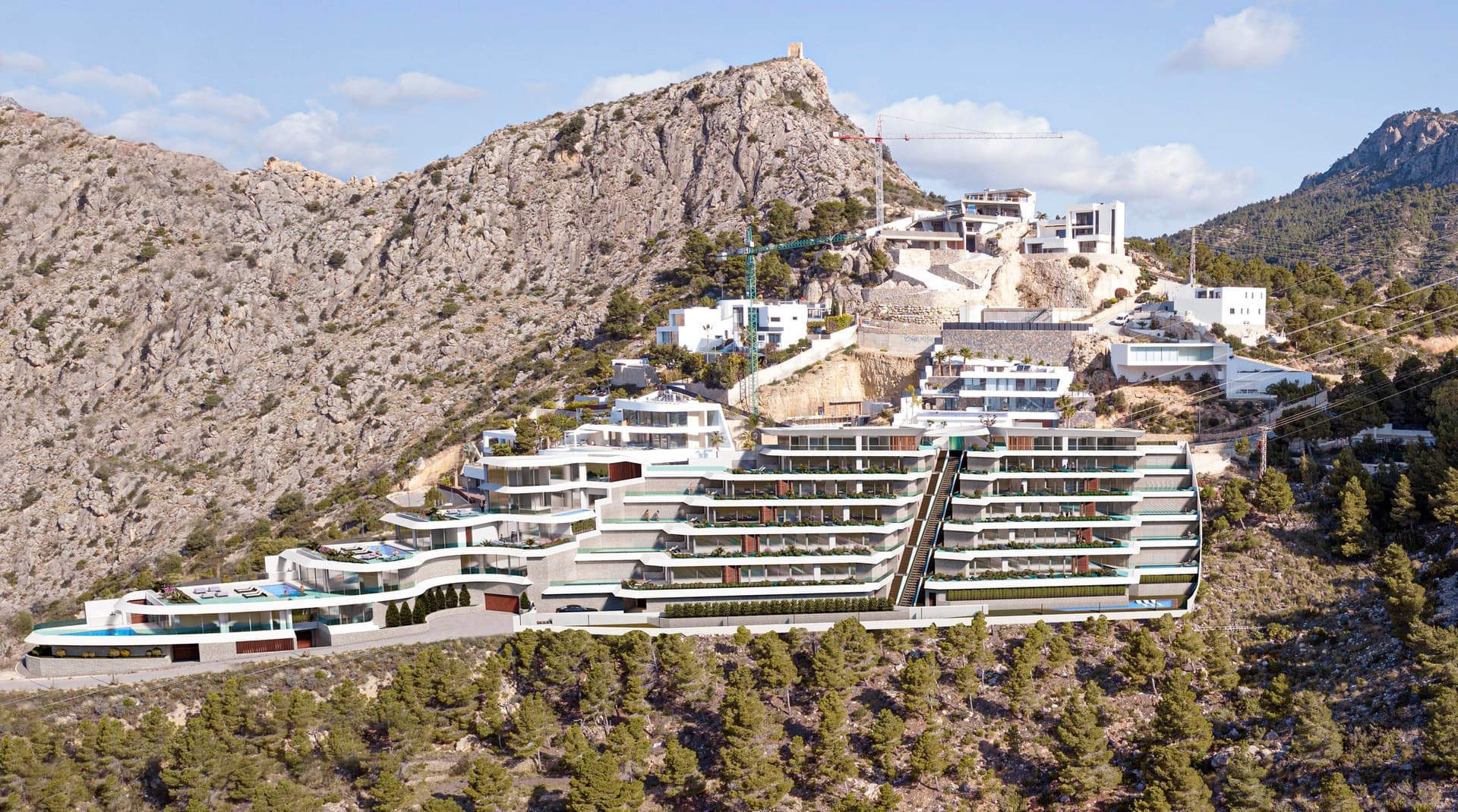 Located in the charming Pueblo Mascarat, this exclusive residential complex offers a selection of ap