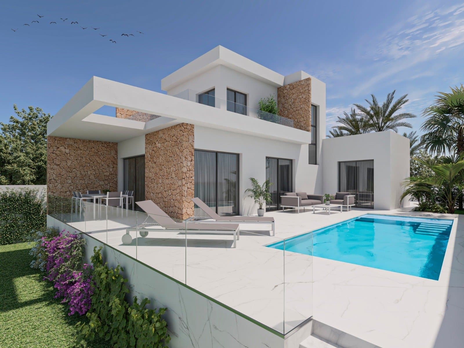 Located in the charming town of San Fulgencio, this exclusive residential offer consists of two deta
