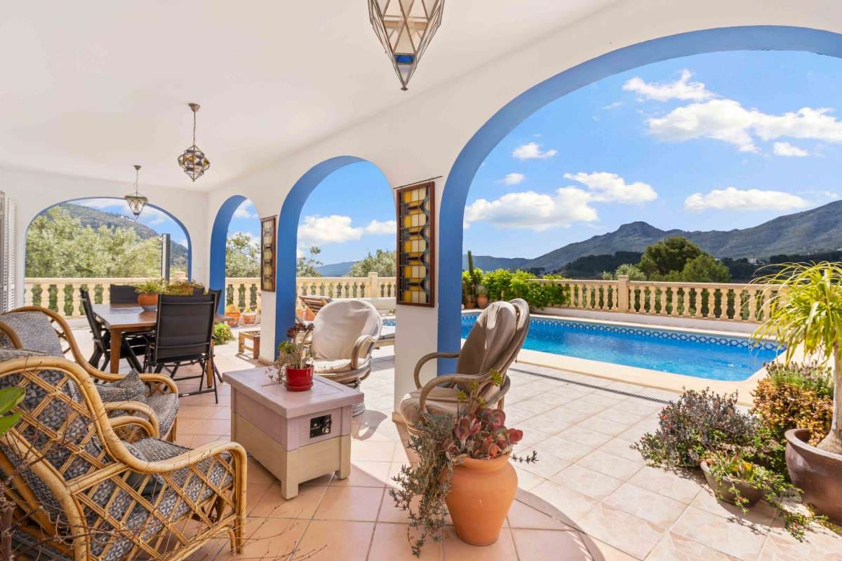 Discover this exquisite residence nestled in the heart of Murla, a true sanctuary offering unparalle