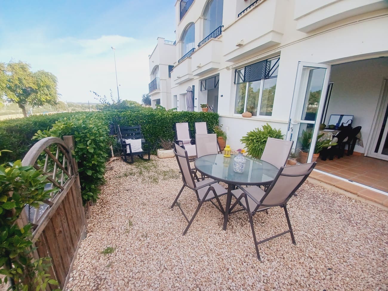 This spacious ground floor apartment offers quality living and plenty of outside space