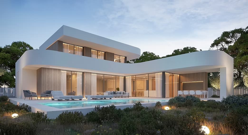 Located in the charming town of Moraira, this exclusive villa offers an exceptional living environme